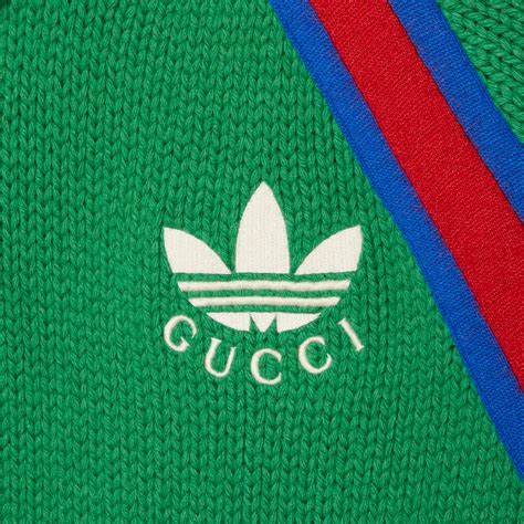 adidas per gucci felpa|Felpa adidas x Gucci in lana .